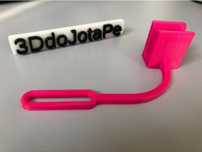 guia para filamento graber i3 - 3ddojotape 3d printer parts 3d print model - Mito3D