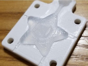 mario star mini molde de cola quente injeção diy moldagem por 3d print model - Mito3D