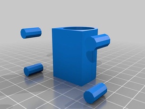 my customized rounded holder pegboards 1 organization 3d print model - Mito3D