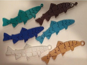 vorgeformte Fisch 3d-drucken Tiere artikuliert - Spielzeug 3d print model - Mito3D