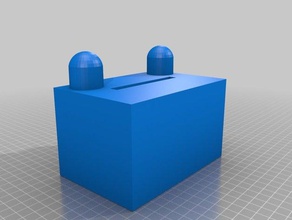 wahlurne mit blaulicht für falschwaehler heykeller 3d print model - Mito3D