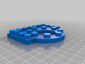 exin bases torre y enlaces con placas sculptures 3d print model - Mito3D