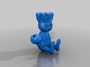 le roi roofie champignon sa couronne sculptures 3d print model - Mito3D