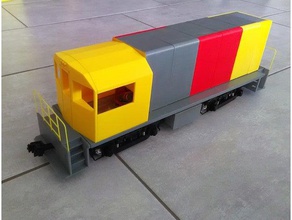 kiwirail Lokomotive dh Fahrzeuge 3d print model - Mito3D
