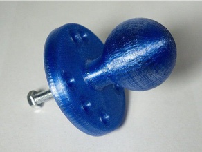ball mount - 1 inch c size equivalent automotive ram mounts 3d print model - Mito3D