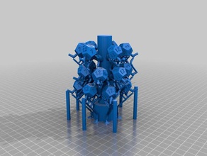 sprue tree d12s hobby 3d print model - Mito3D