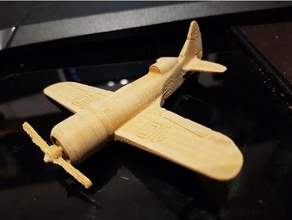 potez 53 i veicoli 1933 aeromobili aereo avion bois vecchia scuola piano legno 3d print model - Mito3D