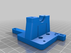 xy joiner e3d mount fan duct support cubeanet8 3d printer parts 3d print model - Mito3D