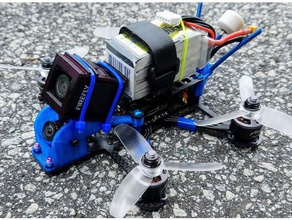3 polegadas quadcopter quadro runcam dividir mini r c veículos drone fpv montagem de câmera hawkeye firefly 3d print model - Mito3D