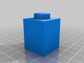 lego 3005 1x1 brick skaliert x3 Spielzeug & Spiele block Ziegel 3d print model - Mito3D
