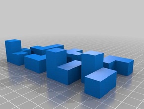 cubo di puzzle 3d l'arte interattiva Puzzle box possibile jfkdsal dja no sì 3d print model - Mito3D