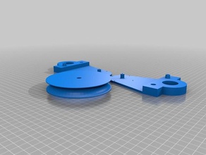 16mm Seil und Riemenscheibe outdoor & Garten kundengebundene 3d print model - Mito3D