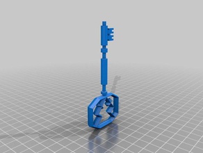 vision Schlüssel Magier Schmuck 3d print model - Mito3D