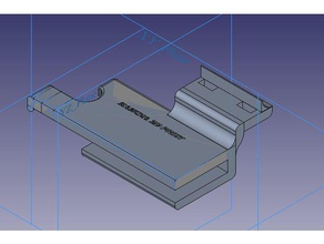 anycubic i3 mega suporte do cabo heatbed Impressora 3d acessórios 3d print model - Mito3D