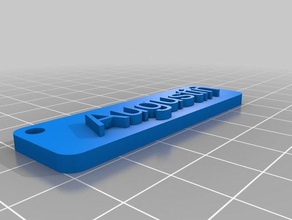 plate signs & logos customized 3d print model - Mito3D