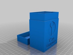 t'au empire card box games customized 3d print model - Mito3D