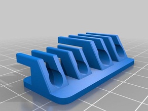 charger cable holder organization management cellphone 3d print model - Mito3D