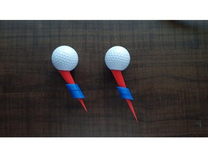 inclined golf tee sport & outdoors golfing 3d print model - Mito3D