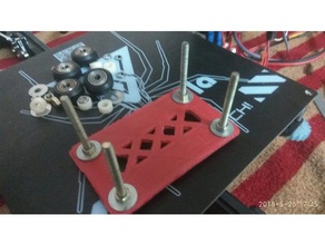 tevo tarantula x axis square 3d printer parts i3 mod upgrade 3d print model - Mito3D