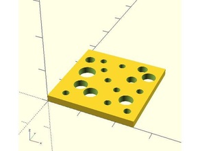 hızlı küçük daire test peynir 3d baskı testleri yazıcı Daire 3d print model - Mito3D