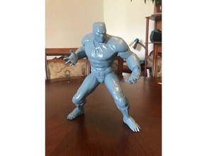 black panther resin toys & games collectable marvel 3d print model - Mito3D