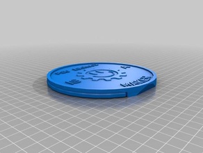 ischool maker coin office customized 3d print model - Mito3D