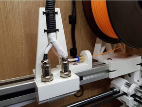 hevo cable restraint wiring harness 3d printer accessories hypercube evolution 3d print model - Mito3D