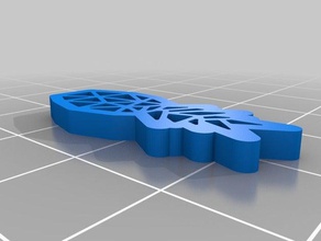 mon personnalisés origami ananas décor personnalisé 3d print model - Mito3D
