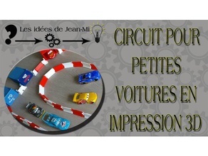 circuit pour petites voitures small cars construction toys game car 3d print model - Mito3D