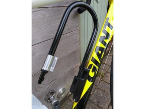 kryptonite evolution bike lock frame mount sport & outdoors bicycle 3d print model - Mito3D