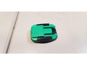 gopro style buckle mount flat top camera 3d print model - Mito3D