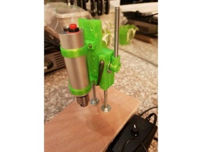mini drill press pcb - 30mm brackets & shaft parts 3d print model - Mito3D