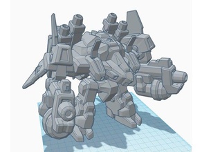 odin ici des éléments supplémentaires en morceaux modèle de robots mecha starcraft 2 thor 3d print model - Mito3D