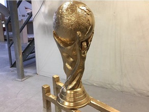 fifa world cup trophy solid verison art cup fifa football rusia soccer thropy world worldcup world cup