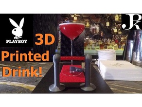 playboy trinken stand Dekor Getränke 3d print model - Mito3D