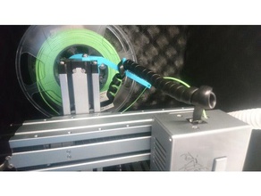 el filamento de la guía soporte del cable Impresora 3d accesorios accesorio archivo adjunto titular snapmaker 3d print model - Mito3D