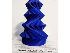 verrückte vase Container Blumen-vase spikes spikey 3d print model - Mito3D
