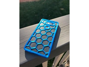 lg v30 honeycomb case 3d printing 3d print model - Mito3D