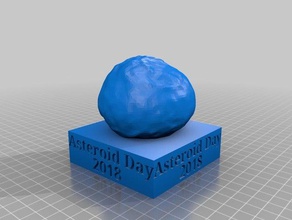 Asteroiden-Tag 2018 vesta Physik & Astronomie 3d print model - Mito3D