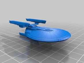 star trek ds9 hutzel classe i veicoli starship 3d print model - Mito3D