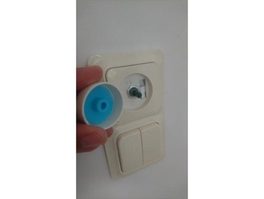 botão dimmer de adaptador peças substituição a bauhaus elétrico knob schneider dez 3d print model - Mito3D