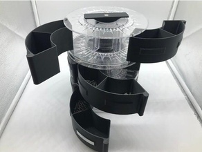 magnético de spool gaveta office extrudr filamento magnética 3d print model - Mito3D
