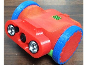 fisheye camera mount zerobot pro - raspberry fpv robot r c vehicles 3d print model - Mito3D