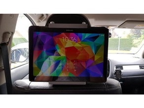 universal tablet holder car 3d print model - Mito3D