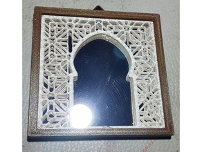 Speicher alhambra Dekor frame Spiegel Fenster 3d print model - Mito3D