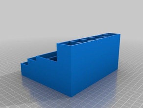 beauty case 3d-drucken Schönheit Lippenstift Lippenstift-organizer 3d print model - Mito3D