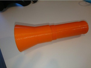 radiant tube de 2 pouces tuyau d'eau passe-temps grande eau le à réaction tubes radiants waage 3d print model - Mito3D