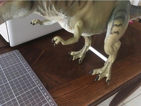 jurassic park legs fix kenner t-rex thrasher toy & game accessories 3d print model - Mito3D