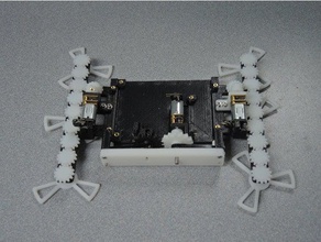 star arduino robot recreation robotics gear gearing gears minority report sprawl under door 3d print model - Mito3D