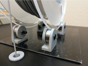 adjustable magnetic spool holder 3d printer accessories 3d print model - Mito3D